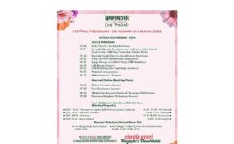 27. Uluslararası Bayındır Çiçek Festivali’nin Programı Belli Oldu