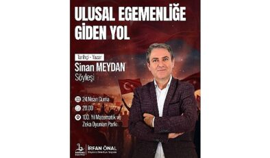 Bayraklı’da 23 Nisan Programı Sinan Meydan Söyleşisi ile Tamamlanıyor