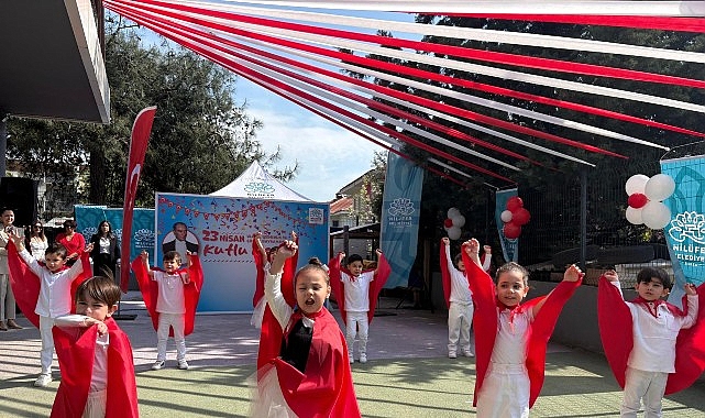 Nilüfer Belediyesi kreşlerinde 23 Nisan neşesi